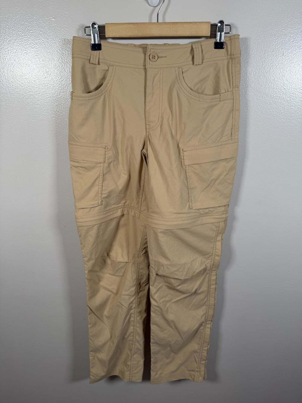 REI Co-op Sahara Convertible Pants Womens Size 4 Hiking Camping Outdoor Tan
